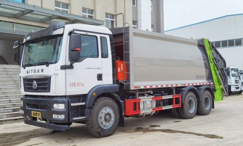 Shanteka Compressed Trash Truck-Rear Dual Axle-Volume 20MG