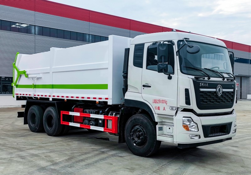 Dongfeng Tianlong Docking Garbage Truck - Rear Dual Axle