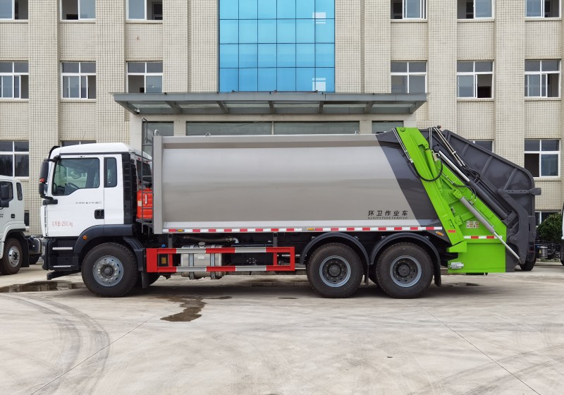 Shanteka Compressed Trash Truck-Rear Dual Axle-Volume 20MG