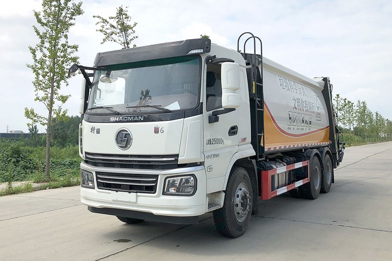 Shaanqi compressed garbage truck-Rear double axle-Volume 20 square meters