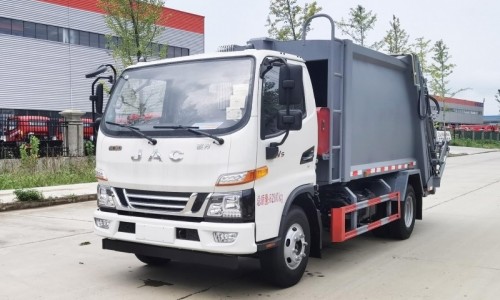 JAC compressed garbage truck-Wheelbase 3845-Volume 8 square