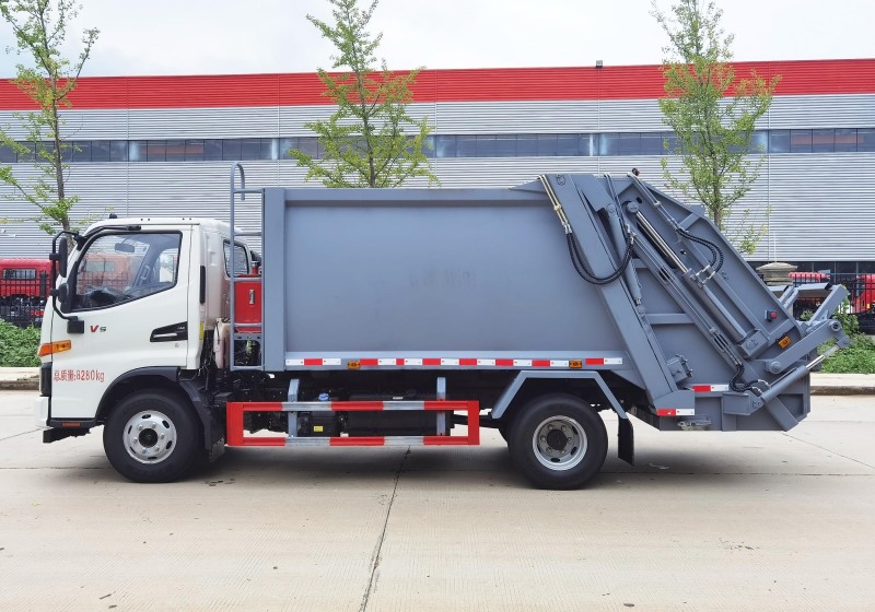 JAC compressed garbage truck-Wheelbase 3845-Volume 8 square