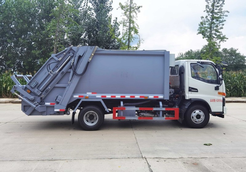 JAC compressed garbage truck-Wheelbase 3845-Volume 8 square