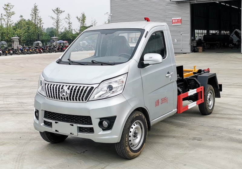 Chang'an Hook Arm Garbage Truck-Wheelbase 2700-Rear Single Tire