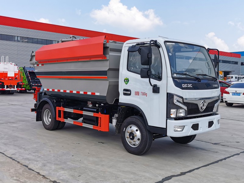 Dongfeng D6 Non-spill Garbage Truck-Wheelbase 3308-Capacity 6 square metres