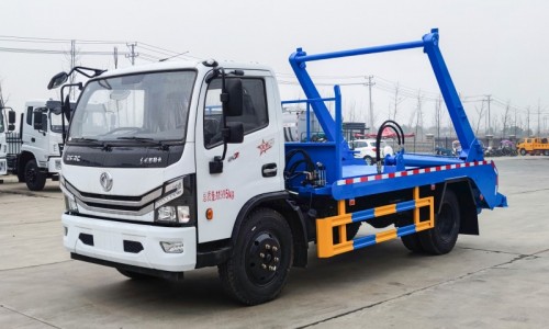 Dongfeng D7 Swing Arm Refuse Collection Vehicle-Wheelbase 3800