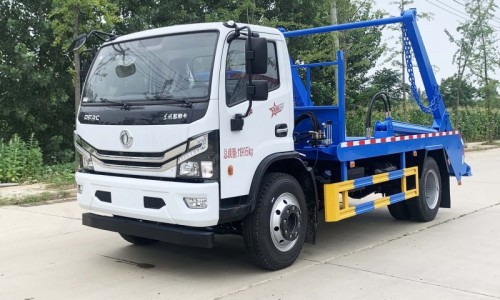 Dongfeng D7 Swing-arm Refuse Collection Vehicle-Wheelbase 3800