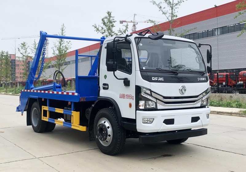 Dongfeng D7 Swing-arm Refuse Collection Vehicle-Wheelbase 3800