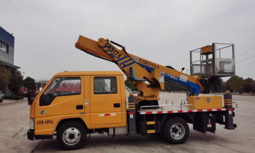 JIANGLING SHUNDA BLUE 16m Straight Boom Telescopic Aerial work truck